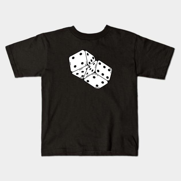 Roll the dice Kids T-Shirt by Rev Store